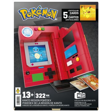 Mega Bloks Pokemon Kanto Region Pokedex Building Set