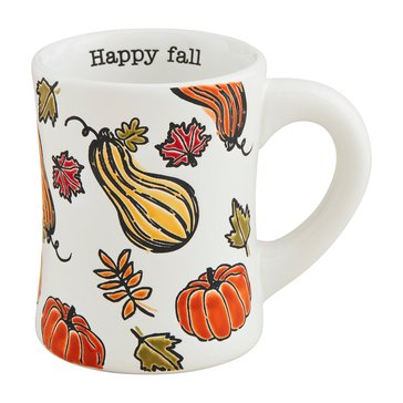 Mud Pie Happy Thanksgiving Pattern Mug