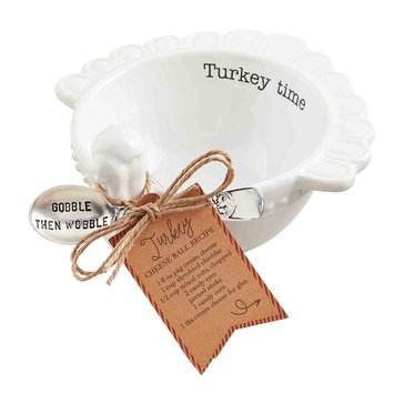 Mud Pie Turkey Thanksgiving Tidbit Set