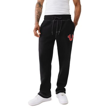 True Religion Men's Big T Cross Stitch Sweatpants