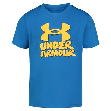 Under Armour Little Boys' Bubble Logo Short Sleeve Tee