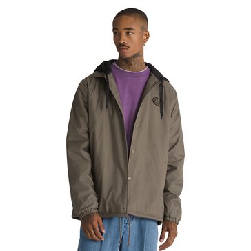 Vans Men's Riley II Coach Nylon Fleece Hooded Jacket