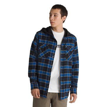 Vans Men's Parkway II Long Sleeve Plaid Flannel With Hood