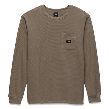 Vans Men's Alder Long Sleeve Pocket Thermal Knit Tee