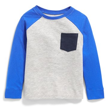 Old Navy Toddler Boys' Long Sleeve Colorblock Raglan Shirt