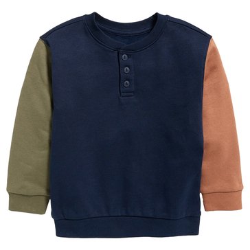 Old Navy Toddler Boys' Fleece Henley Crew Shirt