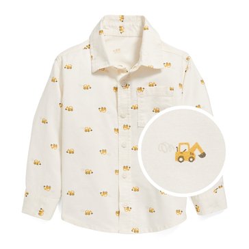 Old Navy Toddler Boys' Long Sleeve Oxford Prints Top