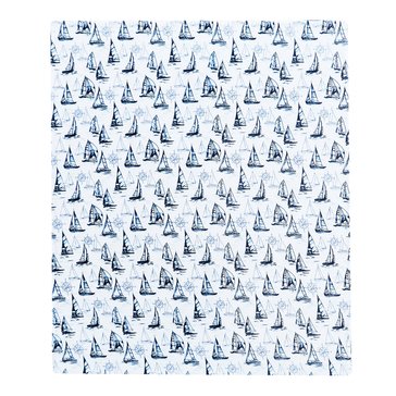 Harbor Home Sailboats Oversized Throw