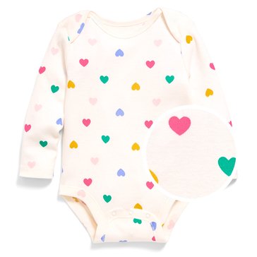 Old Navy Baby Girls' Long Sleeve Heart Print