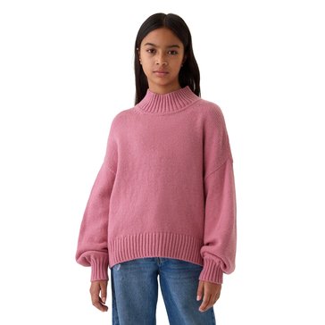 Gap Big Girls Cashsoft Mock Neck Pullover Sweater