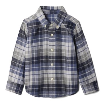 Gap Baby Boys Long Sleeve Flannel Shirt