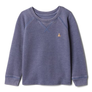 Gap Baby Boys Long Sleeve Texture Crew Shirt