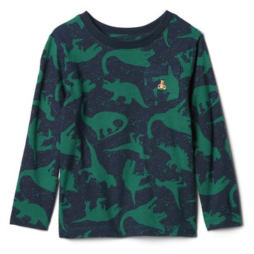 Gap Toddler Boys Long Sleeve Printed Shirt