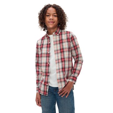 Gap Big Boys Long Sleeve Poplin Shirt