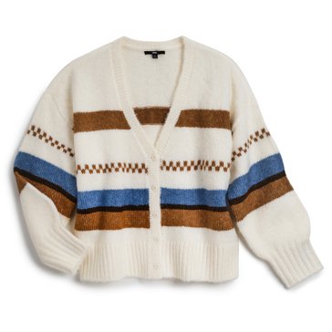 Vans Women Valerie Stripe Cardigan Sweater