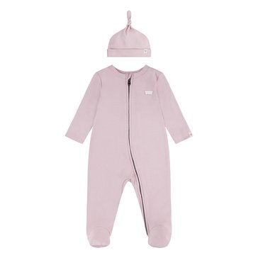 Levi's Baby Girls' Footed Coverall Hat Set