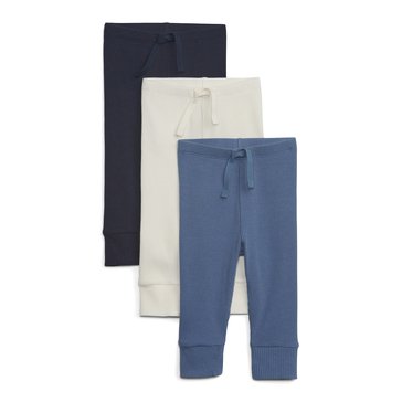 Gap Baby Unisex Ribbed Pants 3-Pack