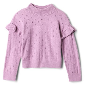 Gap Toddler Girls' CashSoft Pointelle Ruffle Crew