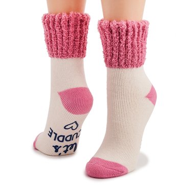 Legale Women's Lets Cuddle Crew Socks