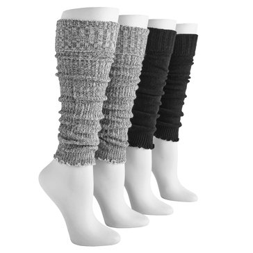 Legale Women's Pointelle Legwarmers 2-Pack