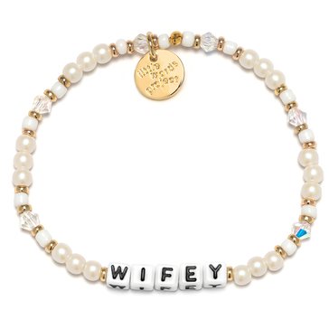 Little Words Project Wifey Stretch Bracelet