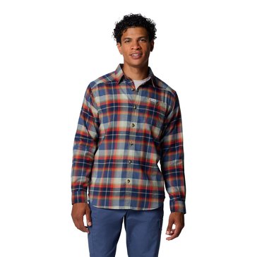 Columbia Men's Cornell Woods Flannel Plaid Long Sleeve Shirt