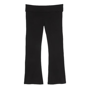 Victoria's Secret PINK Women's Cotton Foldover Flare Pants