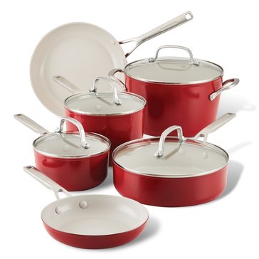 Kitchen Aid Ceramic 10-Piece Cookware Set