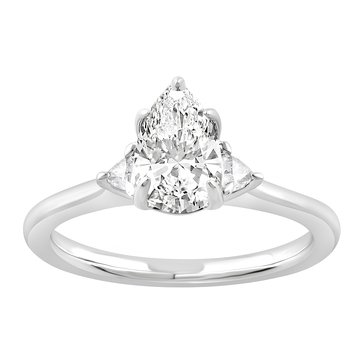 Evolv. 1 1/5 cttw Lab Grown Diamond Pear Cut Engagement Ring