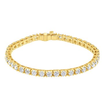 Evolv. 5 cttw Lab Grown Diamond Tennis Bracelet