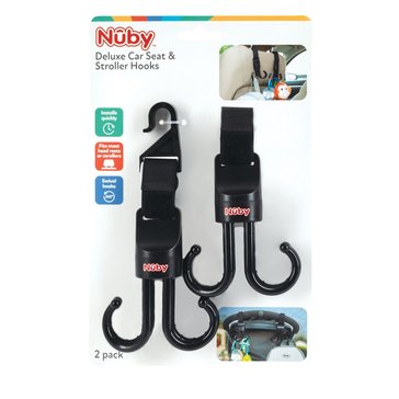 Nuby 4 Loop Deluxe Care and Seat Hooks with Clip