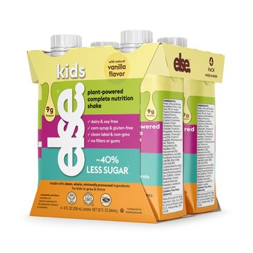Else Kids Vanilla Plant-Based Complete Nutrition RTD Shake, 4-Pack