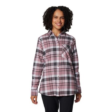 Columbia Women's Calico Basin Flannel Long Sleeve Plaid Shirt