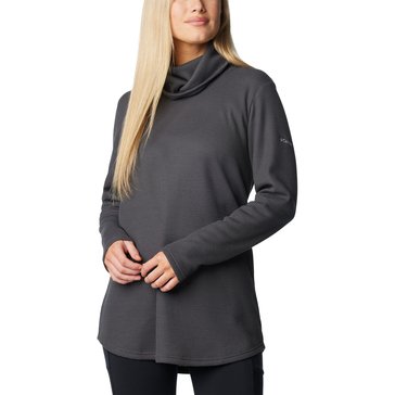 Columbia Women's Holly Hideaway Waffle Cowl Neck Long Sleeve Pullover