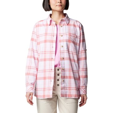 Columbia Women's Plus Holly Hideaway Flannel Shirt