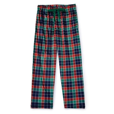 Izod Men's Lite Touch Plaid Fleece Sleep Pant