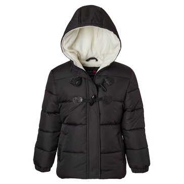 Pink Platinum Big Girls' Toggle Coat