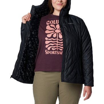 Columbia Women's Plus Copper Crest II Quilted Hooded Insulated Jacket