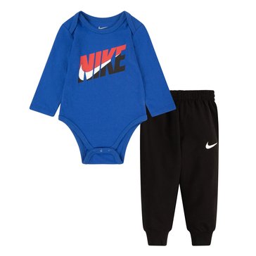 Nike Baby Boys' Tri Color Bodysuit Pant Set