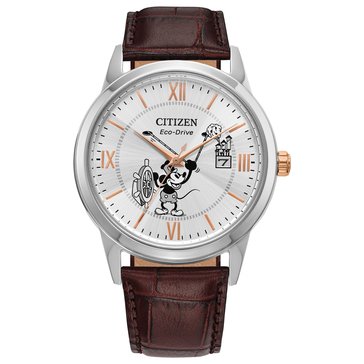 Citizen x Disney Men's Steamboat Willie 1928 Mickey Mouse Strap Watch