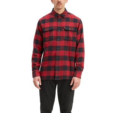 Levi's Men's Long Sleeve Classic Worker Plaid Woven Shirt