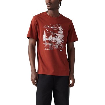 Levi's Men's Nature Deer Scenic Relaxed Fit Graphic Tee