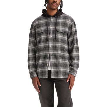 Levi's Men's Classic Worker Amertine Plaid Hoodie