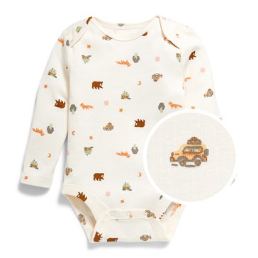 Old Navy Baby Boy Long Sleeve Bear Print Top