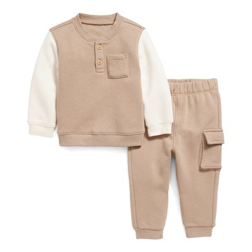 Old Navy Baby Boy Utility Knit Set