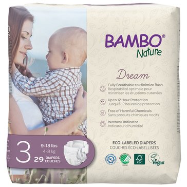 Bambo Nature Dream Eco-Friendly Diapers, 39-Count