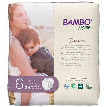 Bambo Nature Dream Eco-Friendly Diapers, 24-Count