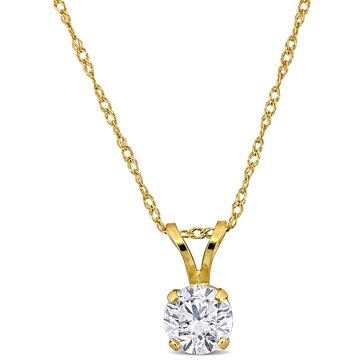 Created Forever 1/2 cttw Lab Grown Diamond Solitaire Pendant