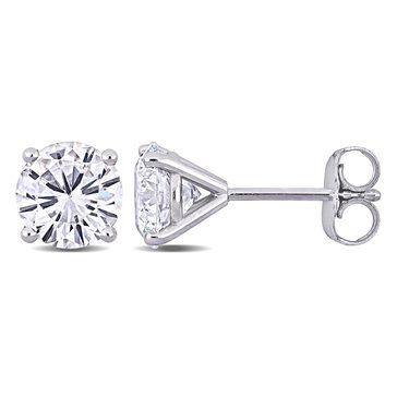 Created Forever 2 cttw Lab Grown Diamond Martini Style Stud Earrings