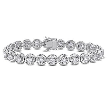 Created Forever 4 4/5 cttw Lab Grown Diamond Tennis Bracelet